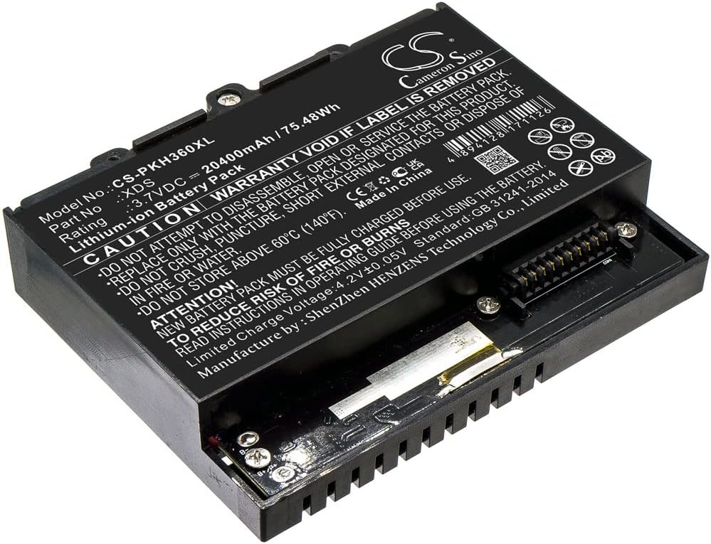Cameron Sino NEW 20400mAh / 75.48WhReplacement Battery Fit for Peaktech 1360, Oscilloscope 1360, Oszilloskop 1360, P 1340, P 1341, P 1355, P 1360, P 1362, P 1363, P 1370, P 1375 XDS