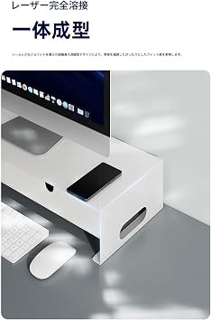 Monitor Stand with Drawers Monitor Stand Monitor Arm Steel Computer Desk with Drawers Desktop Keyboard Storage Office Home Remote Work Home Office with Drawers Black Black Tabletop Shelf