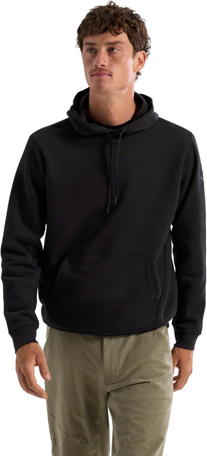 Arc'teryx Emblem Fleece Hoody Men's | Comfortable Hoody in An Organic Cotton Blend