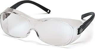 Pyramex OTS Over The Spectacle Safety Glasses Indoor Outdoor Lens Black Temples ANSI Z87+