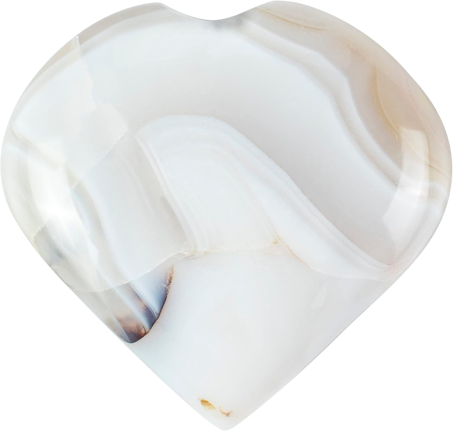 Botswana Agate Heart Stone