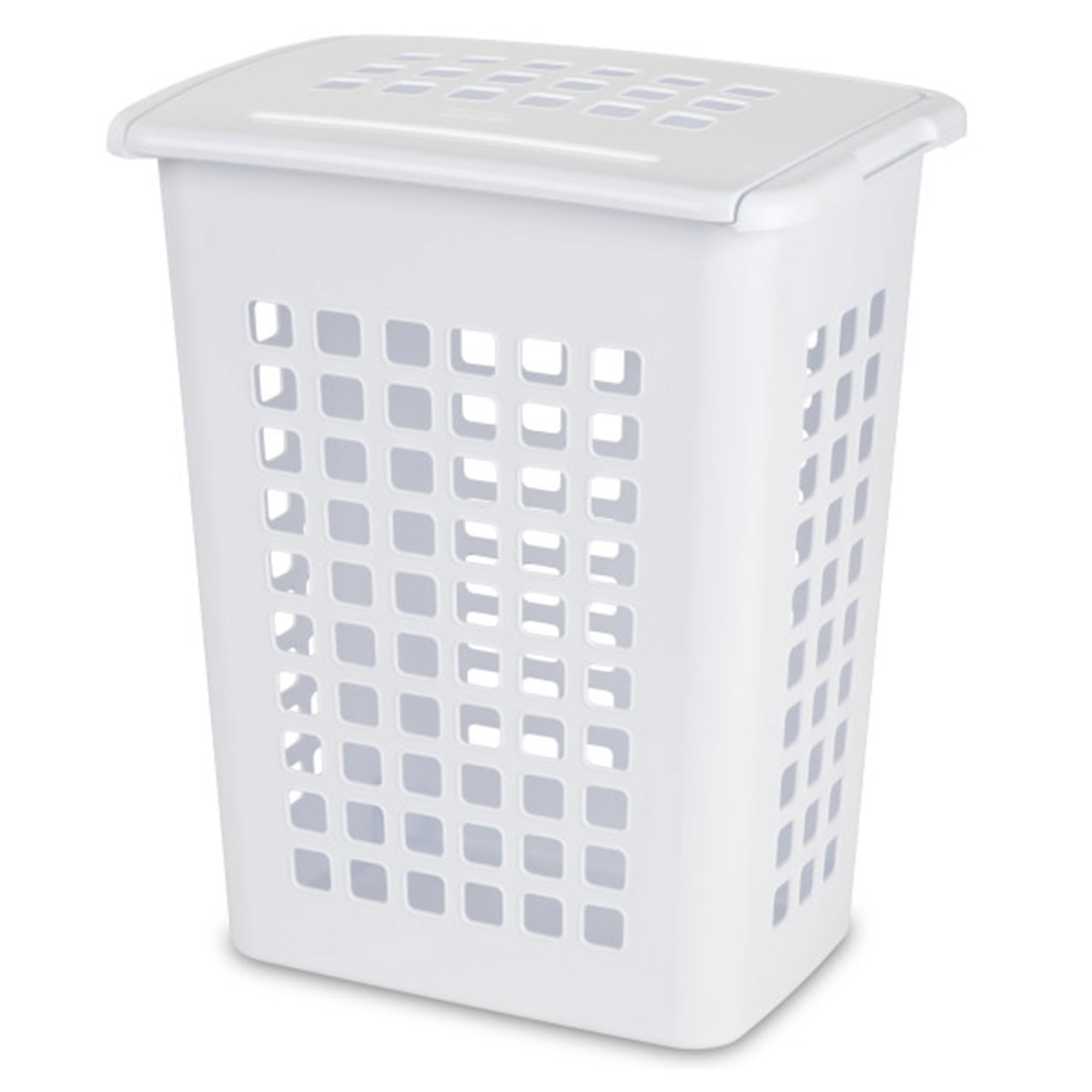 Sterilite LiftTop Laundry Hamper with Lid for Home and Bathroom, 16-Pack