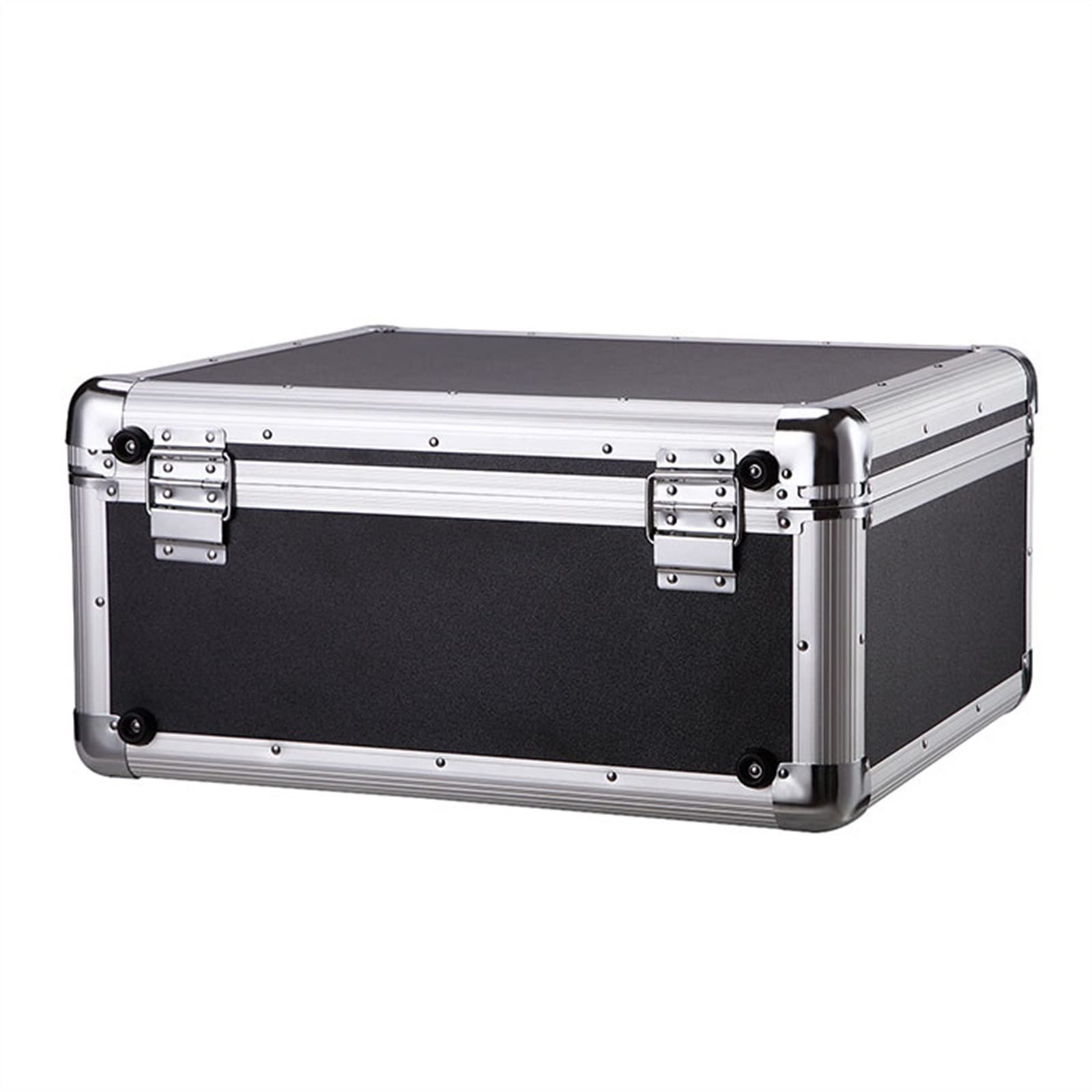 Przenośna skrzynka narzędziowa Aluminiowa twarda walizka na narzędzia, teczka na narzędzia Przenośne pudełko do przechowywania Zamykane etui na tabletki, odpowiednie do miejsca pracy i rodziny, czarny organizer do przechowywania narzędzi (kolor: złoty, ro