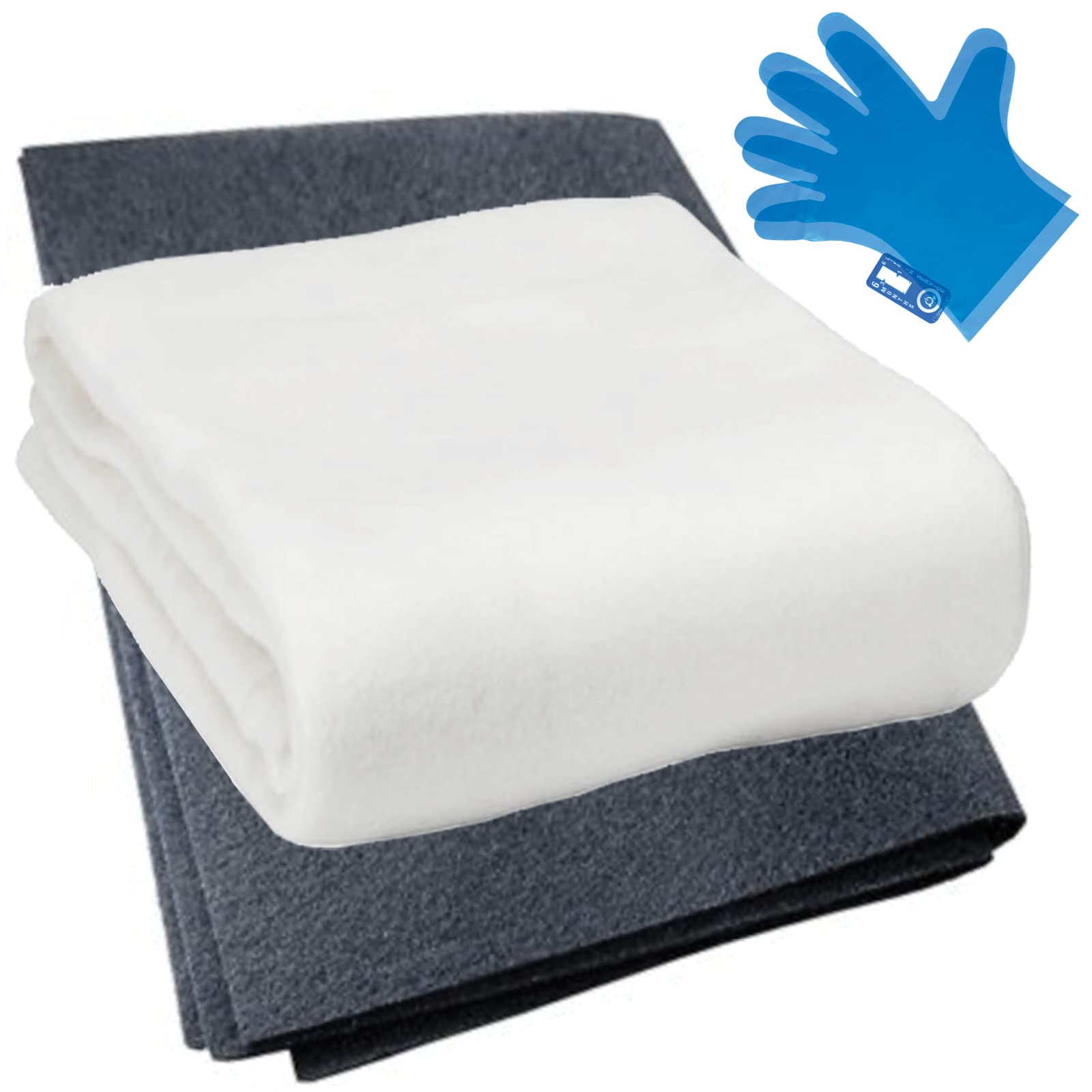 SPARES2GO Cooker Hood Grease Filter Kit compatible with Schreiber Extractor Fan Vent (Pack of 2 Filters, Cut to Size)