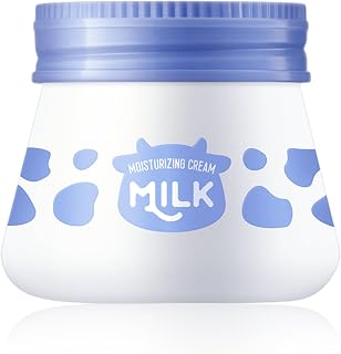 Milk Skin Cream Face Moisturizing Hydrating Brightening Nourishing Cream, Soothing Brighten & Plump Skin, Anti Aging & Wrinkle Facial Cream, for Face/Neck/Eye Contour Care 55g