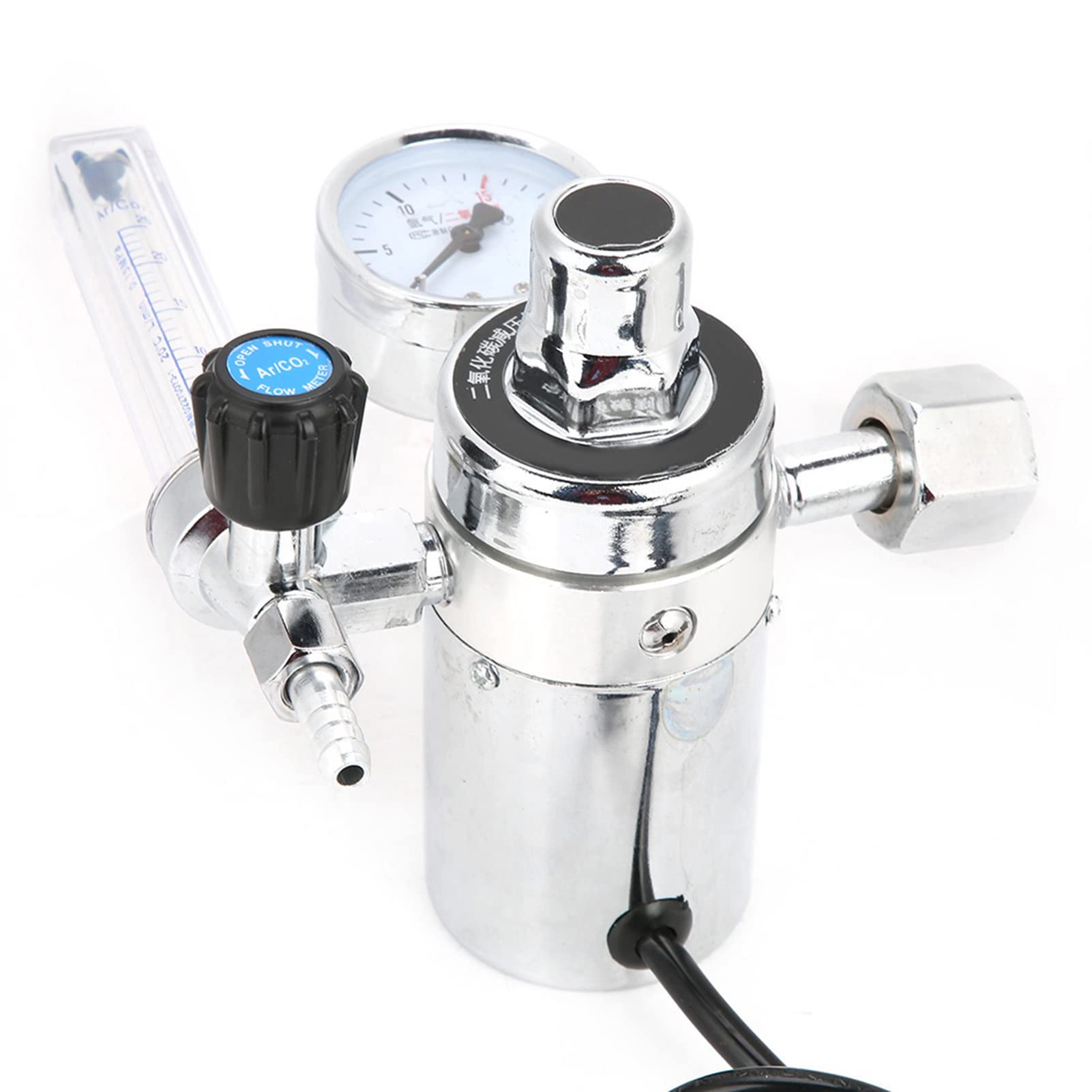 Akozon Réducteur de Pression de Dioxyde de Carbone, Régulateur de CO2, Jauge pour Les Travaux de Soudage, Accessoires Professionnels 36V à Utiliser (220V)