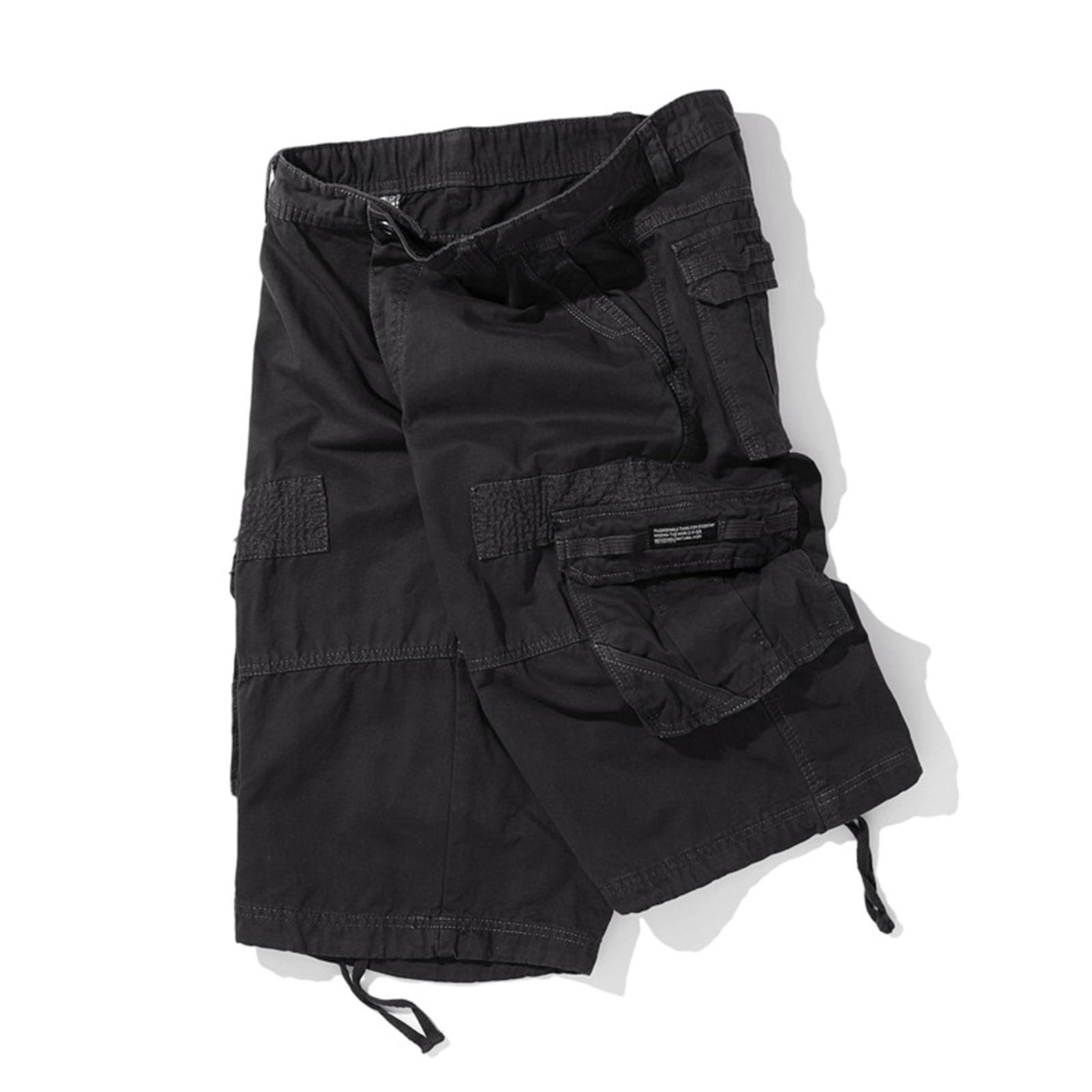 Genérico Pantalones De Trabajo Hombre Vaqueros, Pantalones Cortos Cargo Hombre Deporte, Cortos Casuales AlgodóN con Cintura EláStica A La Moda Pantalon Cargo PantalóN Trabajo