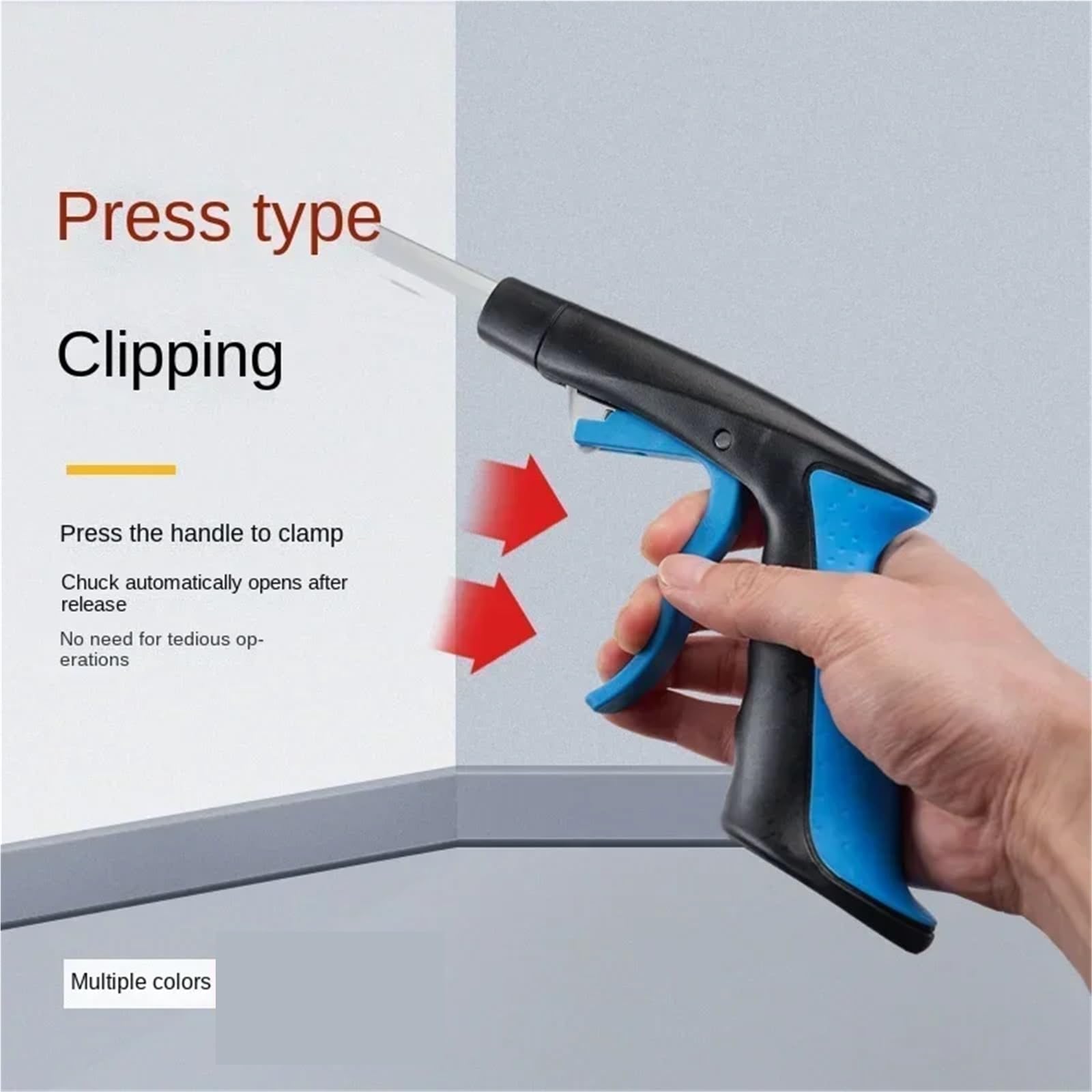 Recolector De Basura Clips de basura plegables, agarradores de postes de aleación de aluminio, herramientas de saneamiento, limpieza y recogida de mangos largos, 2 uds. Para Los Viejos, Discapacitados