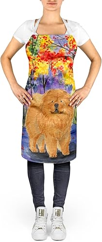 Miniatura 2 de Caroline's Treasures SS7001APRON Chow Chow - Delantal de cocina, servidor, hornear, manualidades, jardinería para adultos, mujeres y hombres,