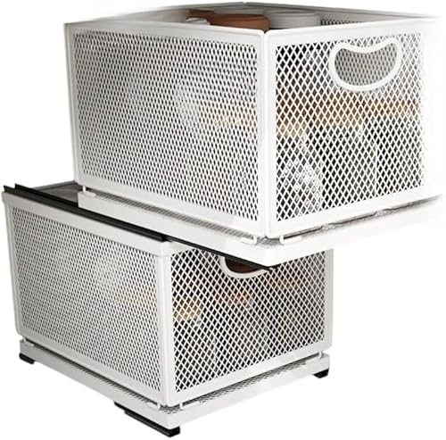 Rutexc 収納ボックス キャスター付き 大容量薄型 接続可能 二重式設計 ベッド下・キッチンラック・キャビネット引き出し用 小物・漫画本・スーツ収納 家庭用