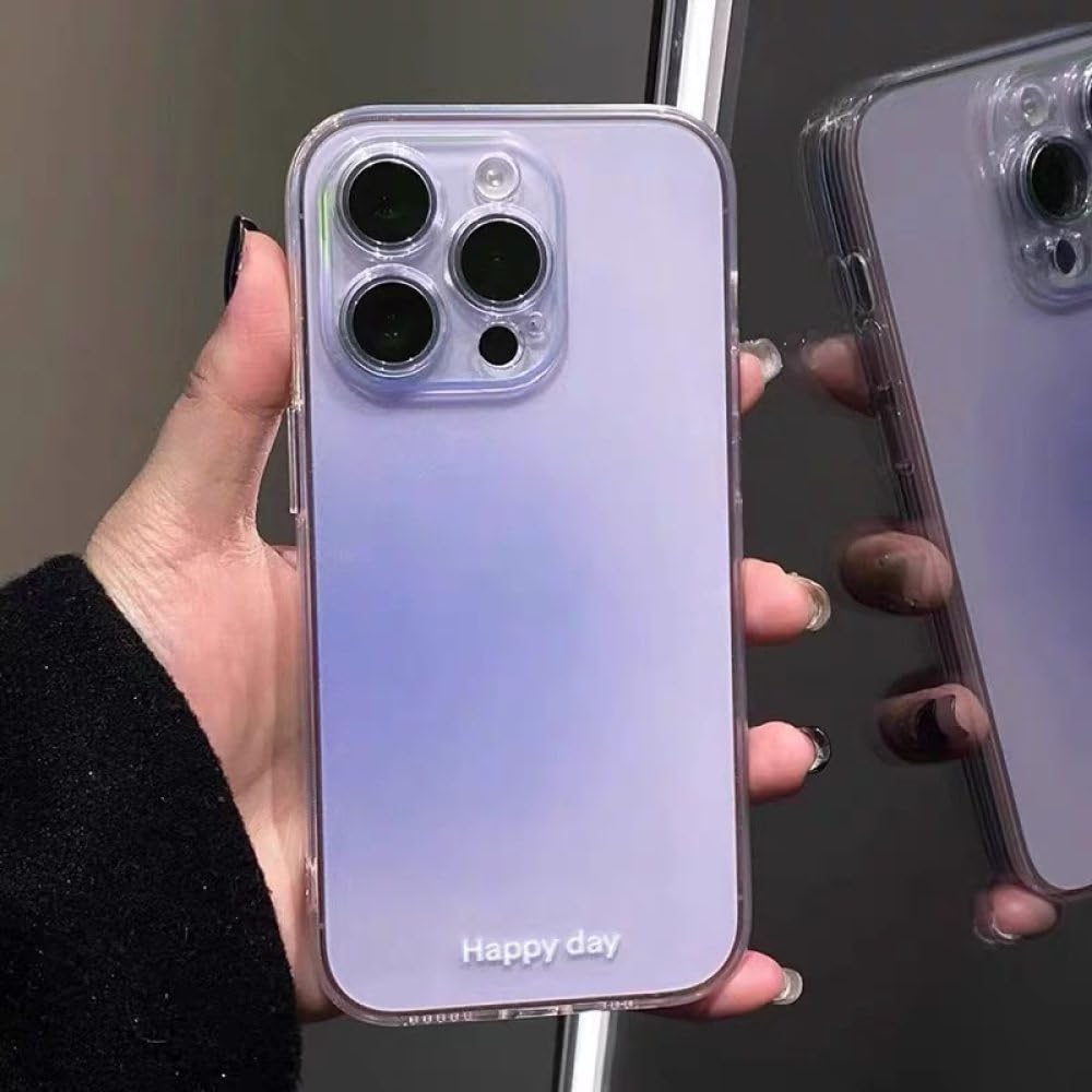 Coque iPhone 8 dégradé violet style chic et tendance en terrasse café - 2