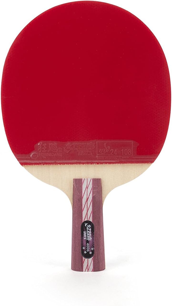 DHS Ping Pong Paddle 4006, Table Tennis Racket - Penhold