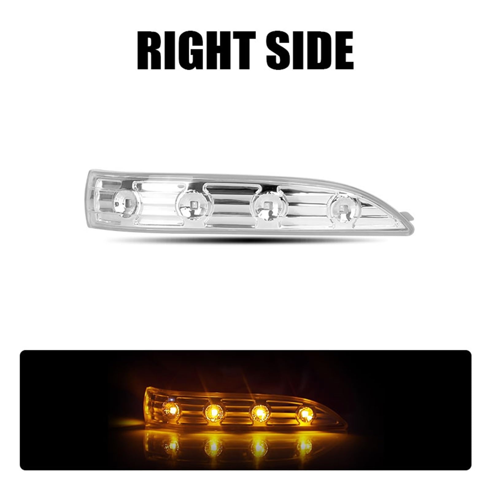 Intermitente Retrovisor Para Hyundai Para Tucson Para Ix35 2010 2011 2012 2013 2014 Luz LED Para Espejo Retrovisor Señal De Giro Indicador Espejo(1pc Right)