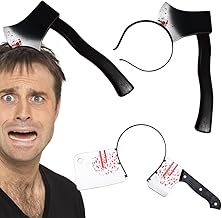 HABNI Halloween Headband, 2 x Scary Halloween Horror Headbands, Halloween Horror Headbands, Scary Bloody Halloween Headband Decoration for Halloween, Carnival, Horror Party