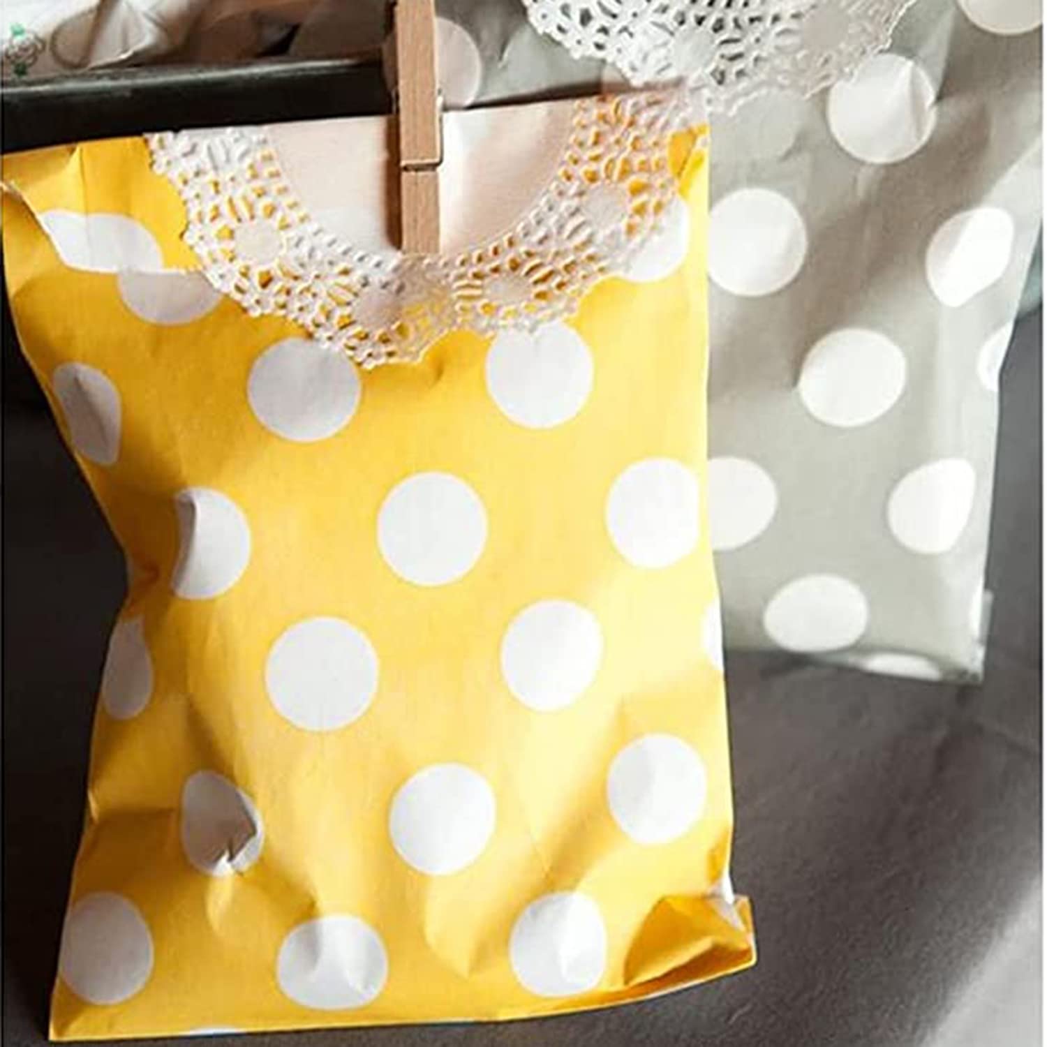 Mini Pinces à Linge En Bois 25 Mm - Lot De 10 à 400 - Couleur Jaune - Décoration