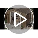 Gotland 8FT x 6FT Sheds & Outdoor Storage, Metal Storage Shed with Sloped Steps Waterproof Sloped Roof, 2 Lockable Slide Doors, Outdoor Shed for Backyard Patio Lawn Brown