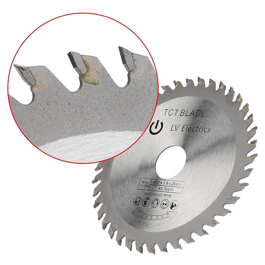 Disco de corte TCT 110x1.6x20mm 40 dientes para madera