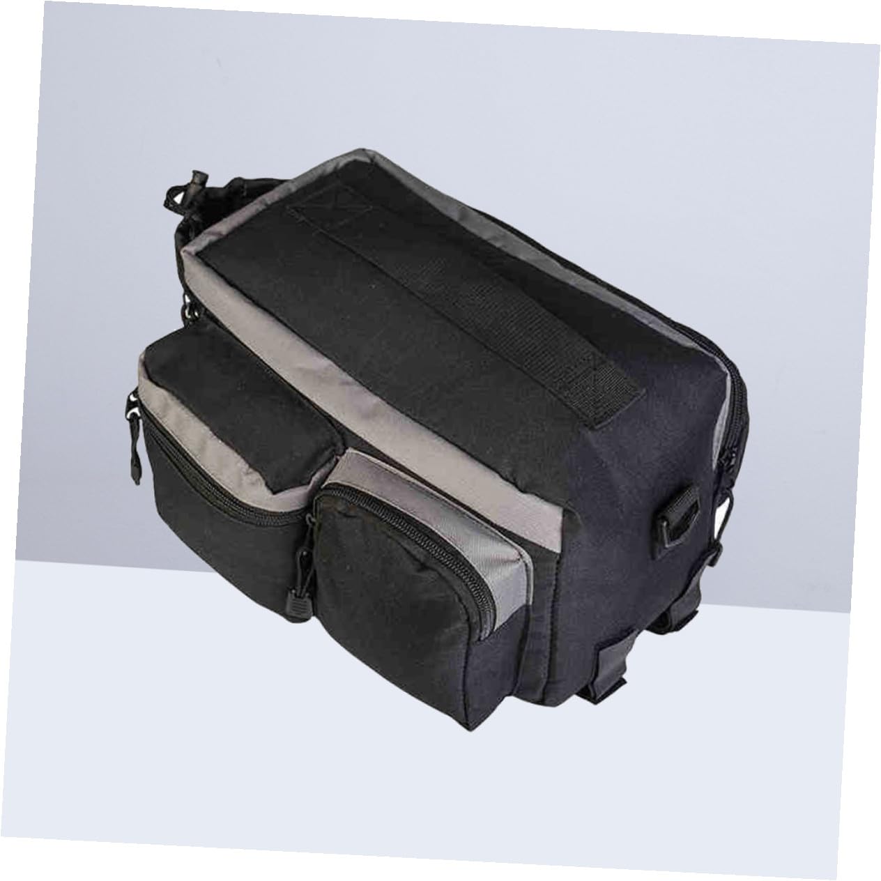 Gatuida Borsa Posteriore Per Bicicletta Capiente e Multifunzionale Con Laterali e Porta Bottiglia Materiale Resistente All Cinghia Per Spalla Facile Da Installare Nero