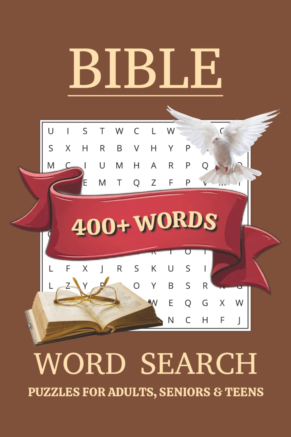 Bible Word Search Puzzle Book: Word Searches with Easy-to-Read Print about Faith, Scripture, Christian Heritage and More | 6x9 inches, 110 pages | 50+ ... ... Gift for Vacations, Holidays & Free Time