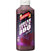 Crucials Korean Style BBQ Sauce 500ml   Smoky & Tangy Korean Style Barbecue Sauce   Vegan   Includes Gifty Goodness Shopping List
