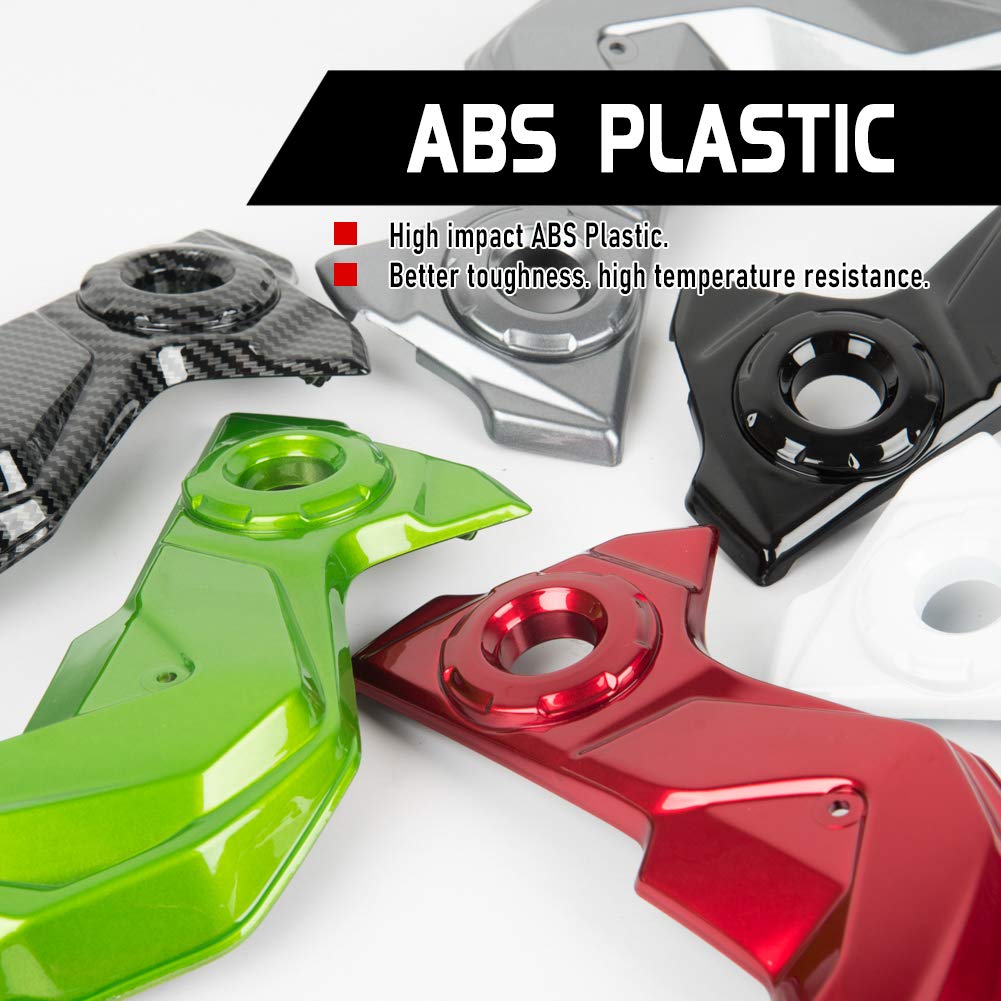 Moto Iniezione Anteriore Laterale Pannello di Rivestimento Telaio Corpo Copertura Carenatura Protezione Kit Decorazione per K-awasaki Z900 ZR900 Z ZR 900 Z-900 2020 2021 2022 2023 (Effetto carbonio)
