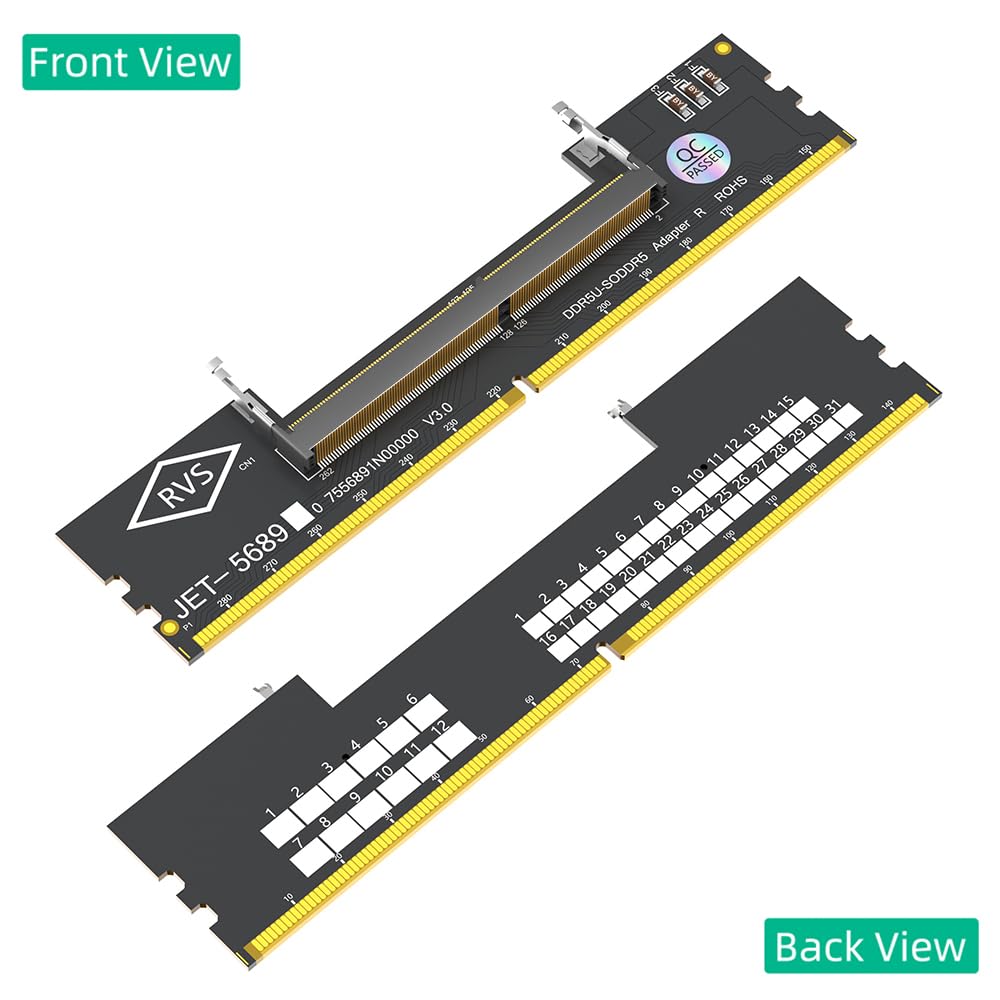 DDR5 RAM Adapter Card - SO to U-DIMM Converter -2 DDR5 RAM Adapter Card - SO to U-DIMM Converter -2