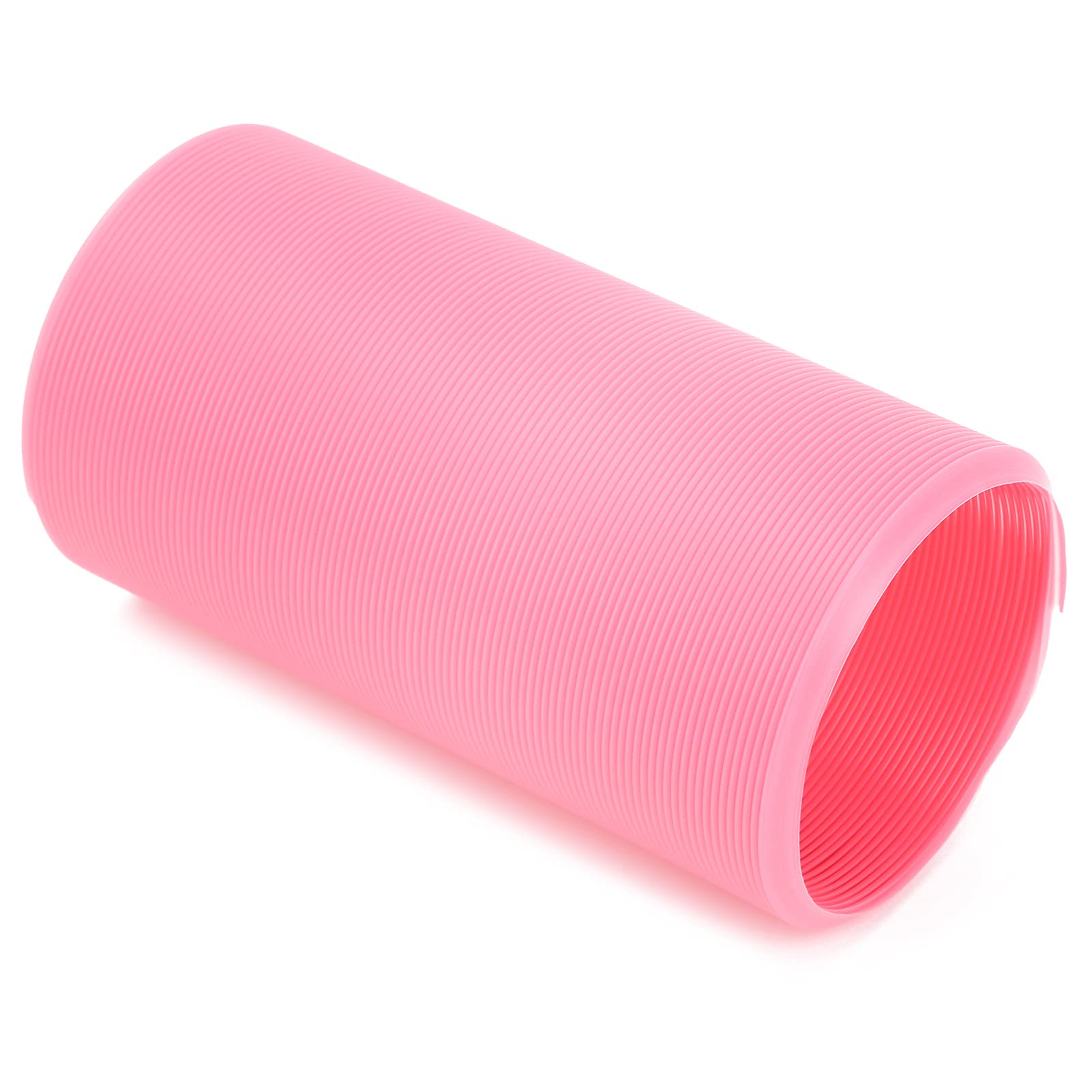 Retractable Pet Tunnel, Play Tunnel for Small Animals Retractable Tunnel Toy for Mink Guinea Pig Groundhog Hedgehog Chinchilla (Pink)