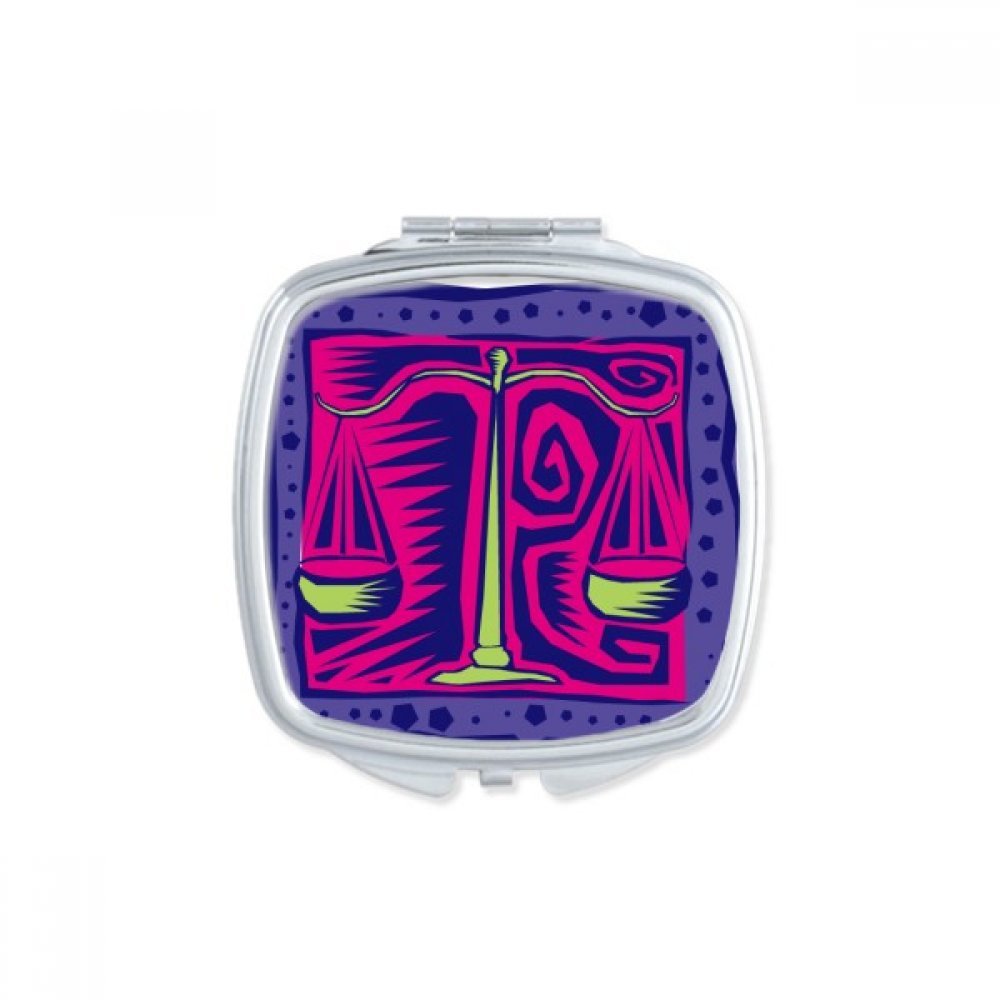 Miroir compact portable Balance cadeau mignon multicolore