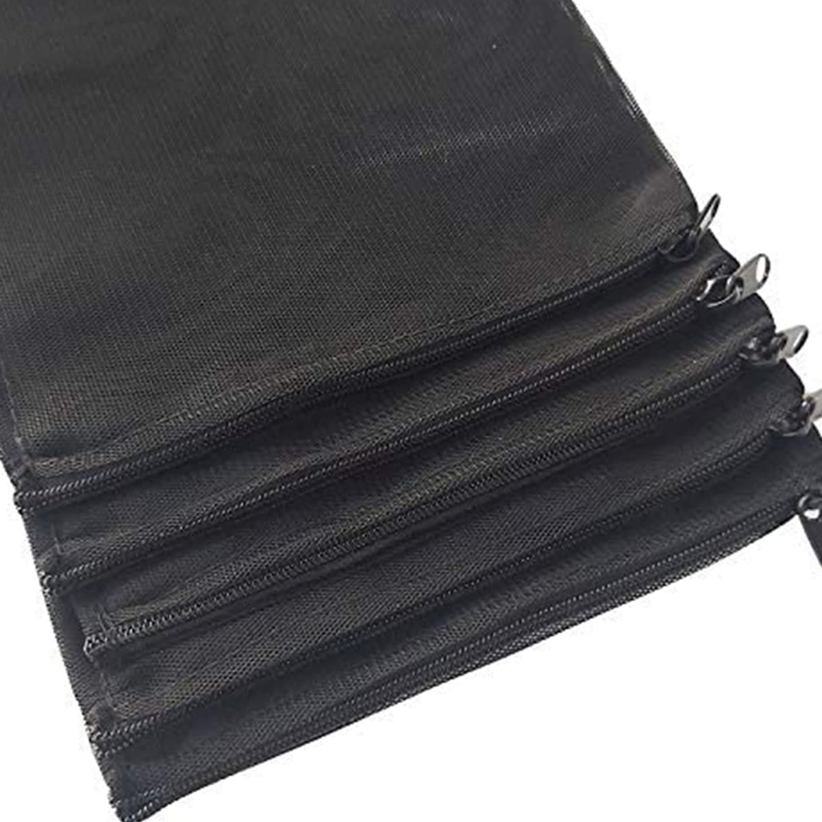 Aquarium Filter Media Net Bag with Plastic Zip 500g - Pack of 5 (Black)