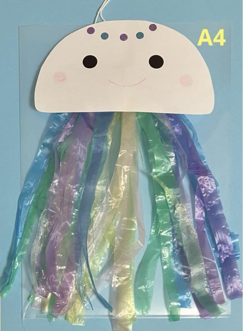 をををんくらげ　製作依頼 Amazon.co.jp: 夏 くらげ 製作キット 10人分 7月8月壁面飾り 保育園