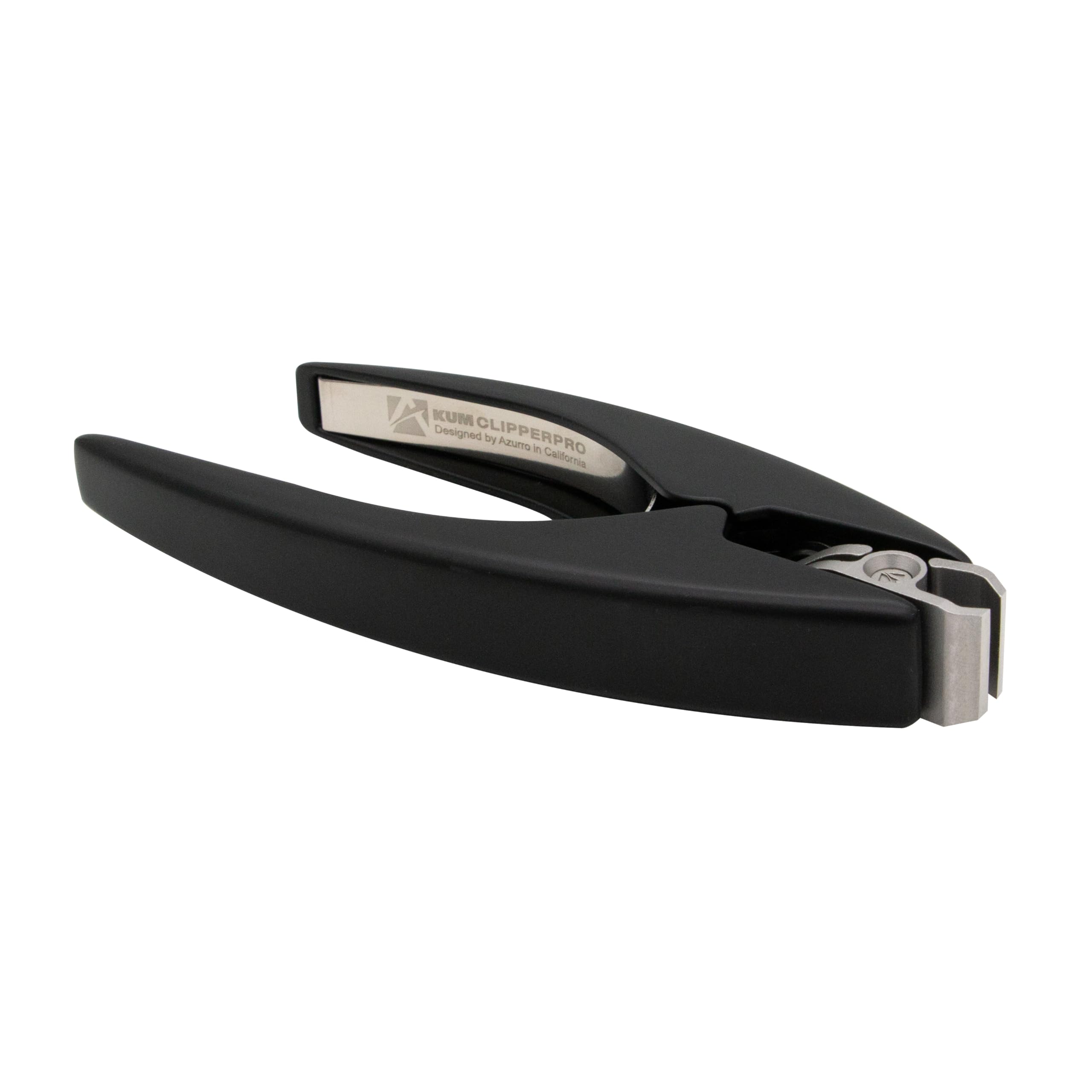 KUM MT0306 - Ergonomischer Nagelknipser Clipper Pro für Fußnägel, 180° drehbare Klingen, aus rostfreiem Edelstahl