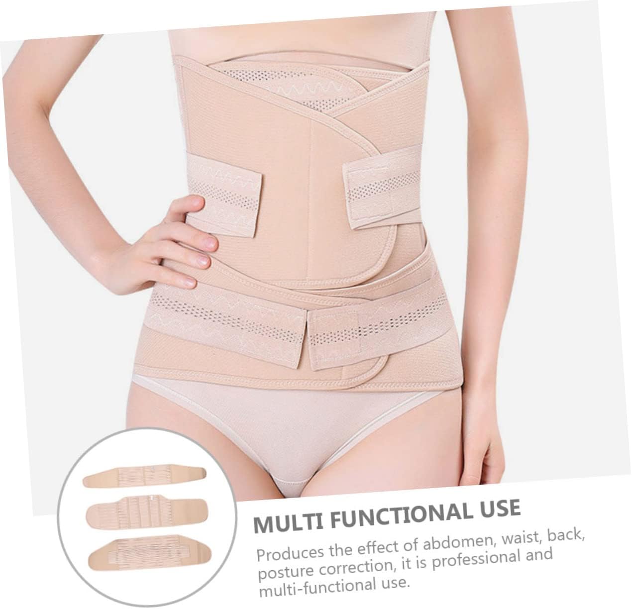 COLLBATH Postpartum Belly Belt Postpartum Support Belt Abdomen Wrapper Band Uterus Support Post Pregnancy Belly