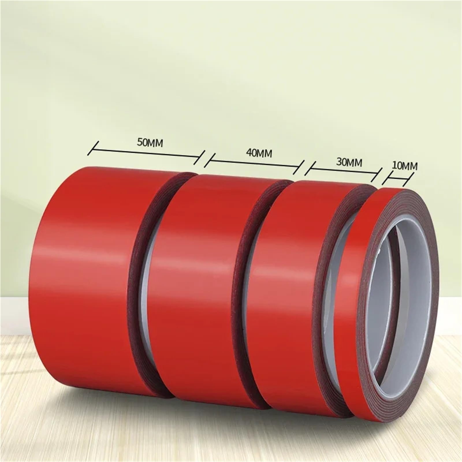 Shockproof Foam Sticky Tape Nastro adesivo biadesivo da 5 pezzi | Schiuma di montaggio impermeabile pesante e resistente for il pannello solare domestico all'aperto dell'auto(100mmX1mm)