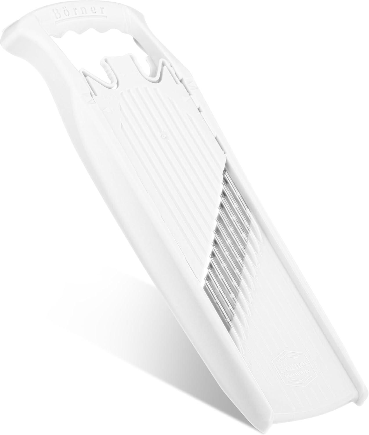 Börner by Reston Lloyd Wave-Waffle Power Line • Crinkle Cut/Spirelli Vegetable Slicer • Slicer for Wave Waffle Cut Style • Multiple Thickness Options • Made in Germany, Lime