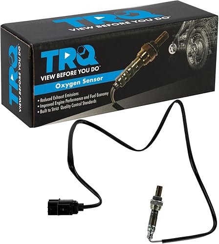 Vista 187 de TRQ Sensor de Oxígeno O2 de 4 Hilos de Banda Estrecha Compatible con VW Atlas 2.0L 2018-21, VW GTI 2.0L 2016-18, Audi A3 Quattro 2.0L 2015-18, VW