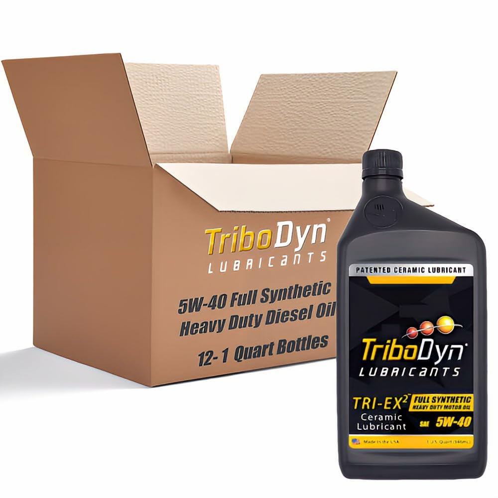 Tri-Ex² 5W-40 Full Synthetic Diesel Oil | 12 Quart Case
