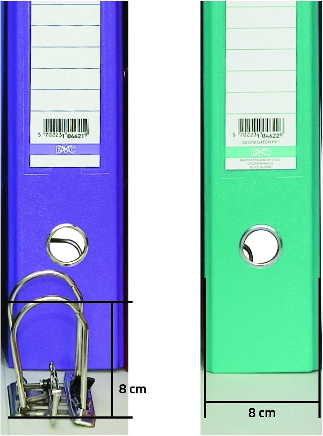 BANTEX 100551793 Lever Arch File A4 XXL 8 cm Pack of 20 Purple