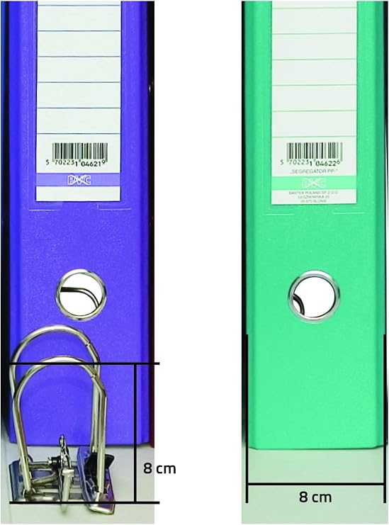 Bantex 100551788 Folder A4 8 cm Wide 15% More Capacity Than Standard Folders Pack of 20 Red