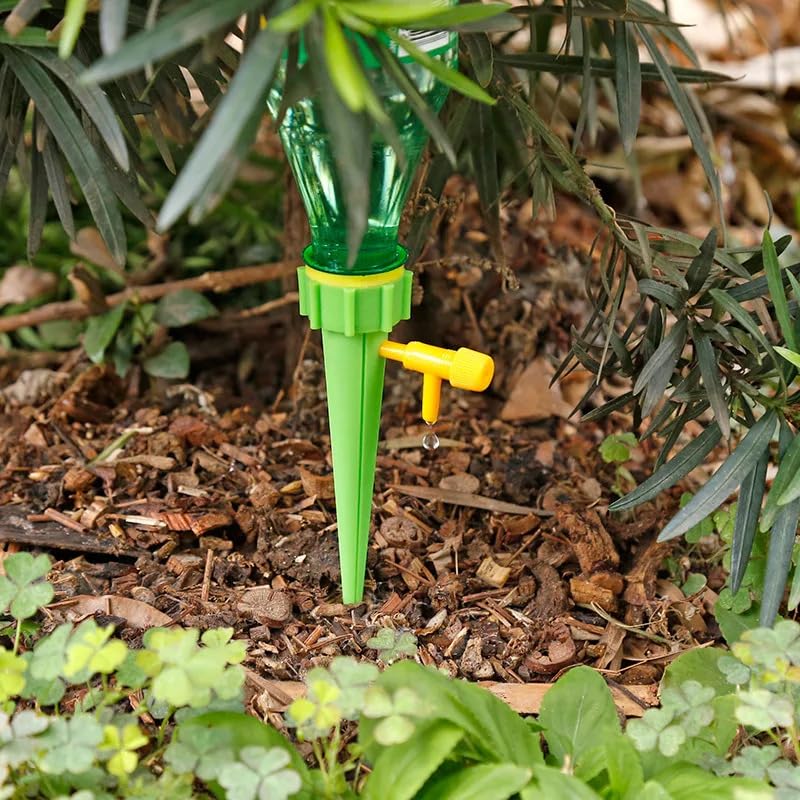 6/18/30pcs Self-Watering Kits Automatic Waterers Drip Irrigation Indoor Plant Watering Device Plant Garden(30pcs Blue)