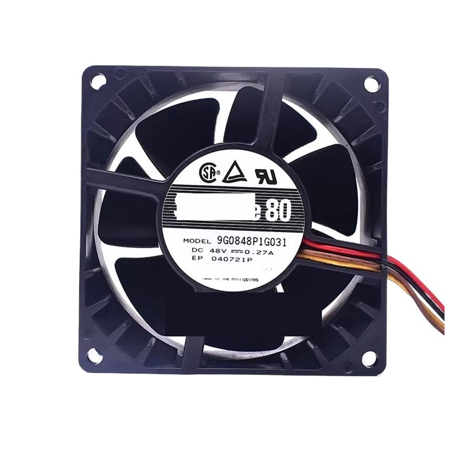 TPKMVGAP 9G0848P1G031 48V 0.27A 8CM 80 * 80 * 38MM Cooling fan(3wire B2)