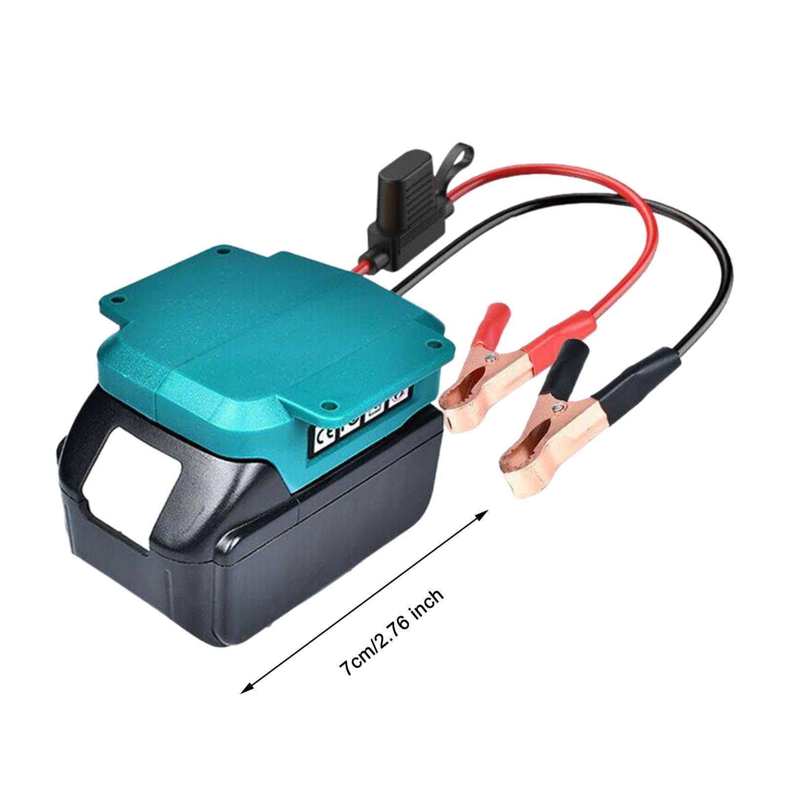 Milageto Adaptador de Batería Convertidor Adaptador Eléctrico Herramienta Clip de Material Apto para Herramientas de Bricolaje y