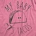 Maternity My Baby Loves Tacos Funny T Shirt Cute Announcement Pregnancy Bump Tee Funny Graphic Pregnancy Tee Cinco De Mayo Maternity Wear Cool Food Short Pink S