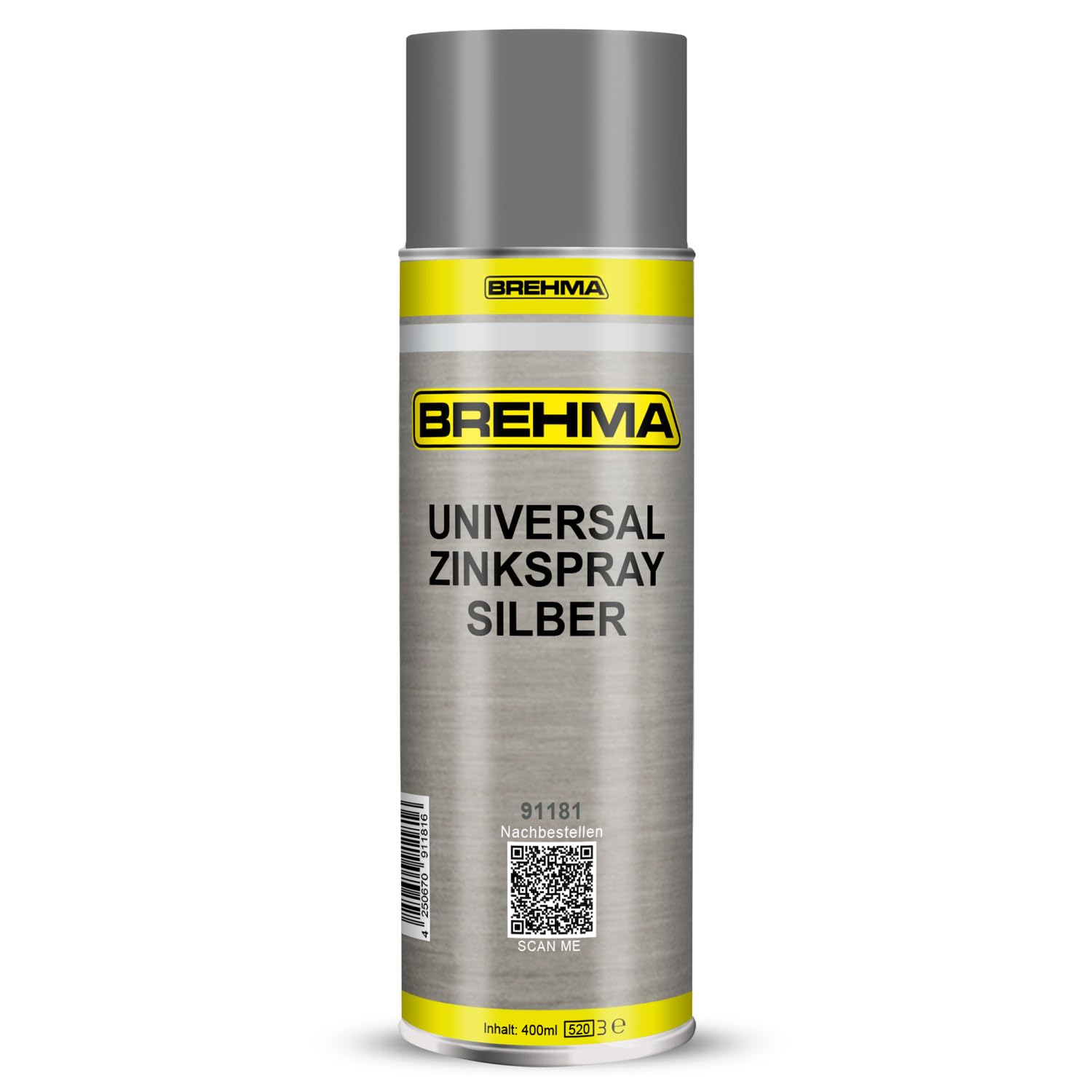 24x Universal Zinkspray silber Grundierung Korrosionsschutz 400ml inkl. Griff