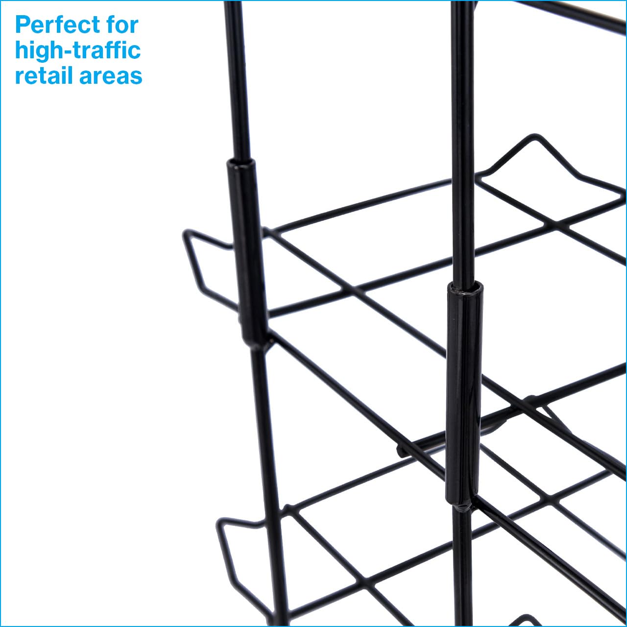 Amazon.com: SSWBasics Black Floor Standing Ball Cap Rack and Hat