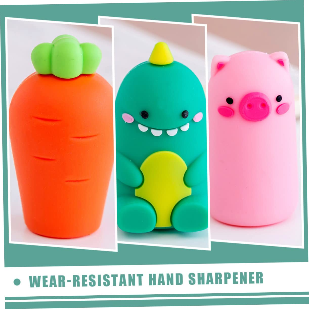 SEWACC 15stücke Cartoon Mini Bleistiftspitzer Für Tragbarer Handanänger Langlebig Und Verschleißfest Süßes Design Für Schule Und Zuhause