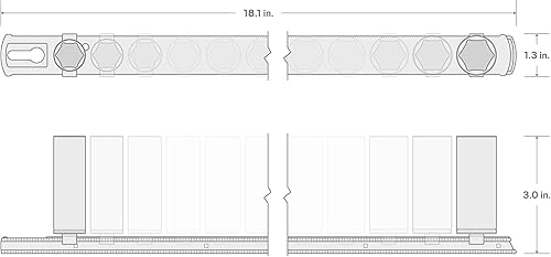 Miniatura 7 de TEKTON juego de llaves de tubo de 38 de pulgada de cuadro, de 6puntas, 21piezas (516-34 de pulgada) SHD91201