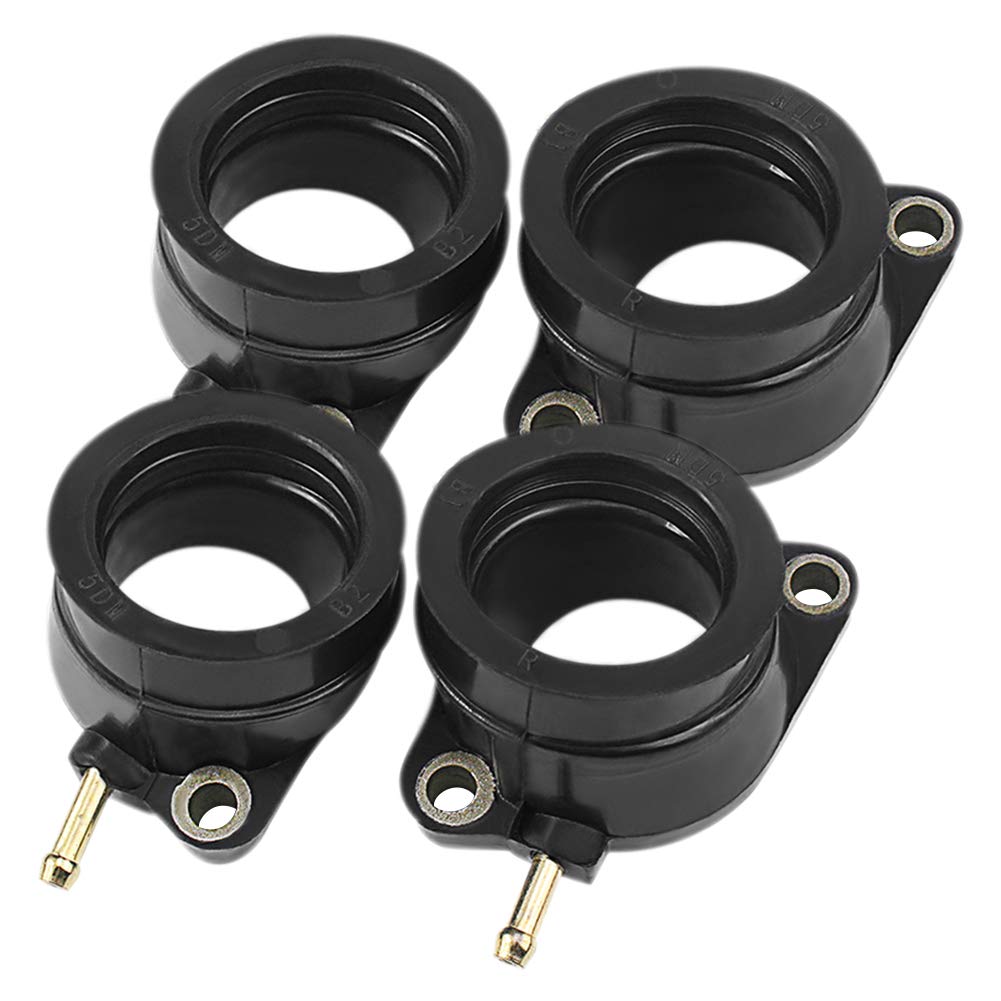 MOTO1988 Collettore Di Aspirazione Per Carburatore Per Yamaha Big Bear 400 2000-2012 – Sostitutivo OEM 5FU-13586-00-00 - 5