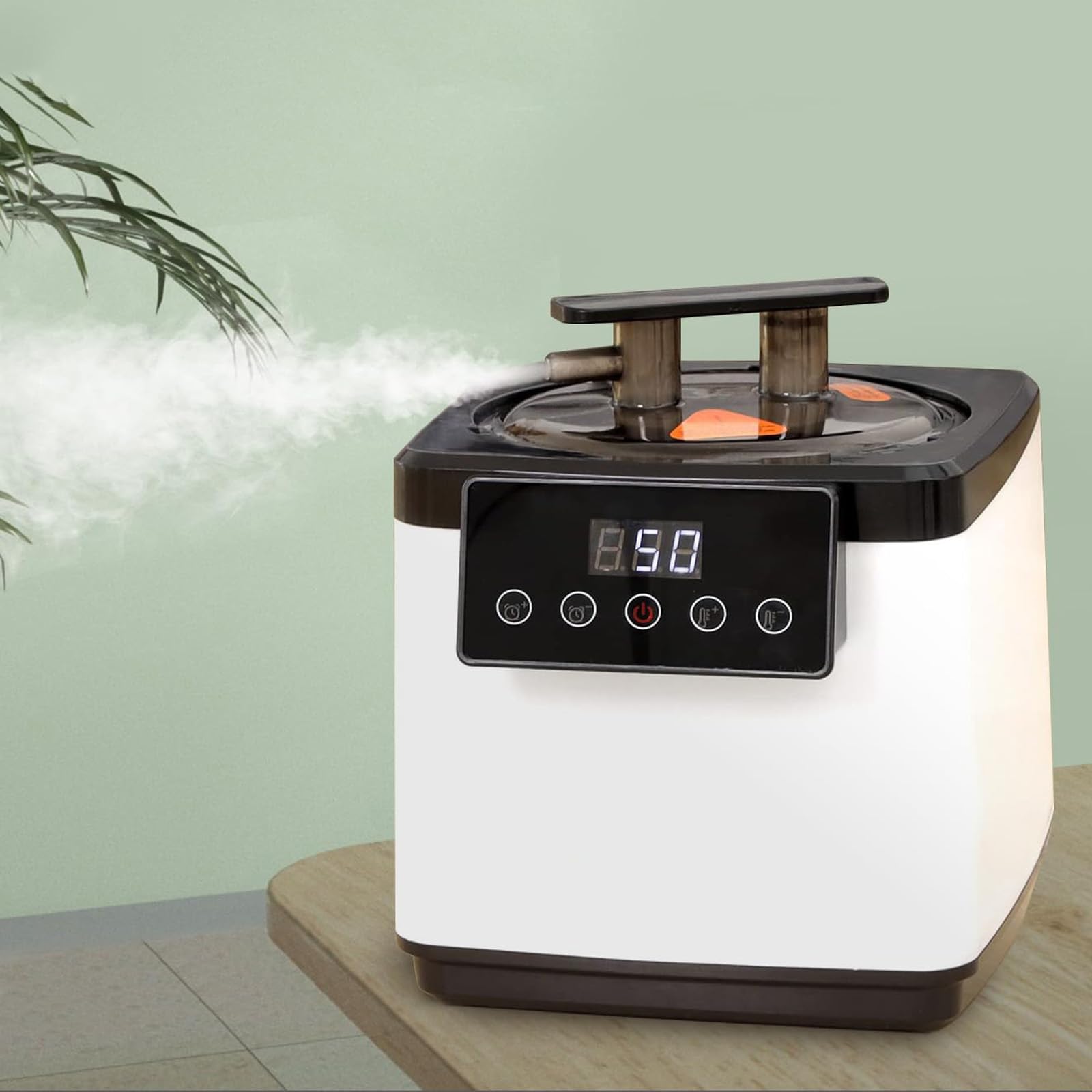 Maszyna do pary do sauny 2,6L, do domowego spa, przenośna sauna parowa 1000W, z pilotem, regulowane ustawienia pary, garnek ze stali nierdzewnej, pasuje do większości namiotów do sauny