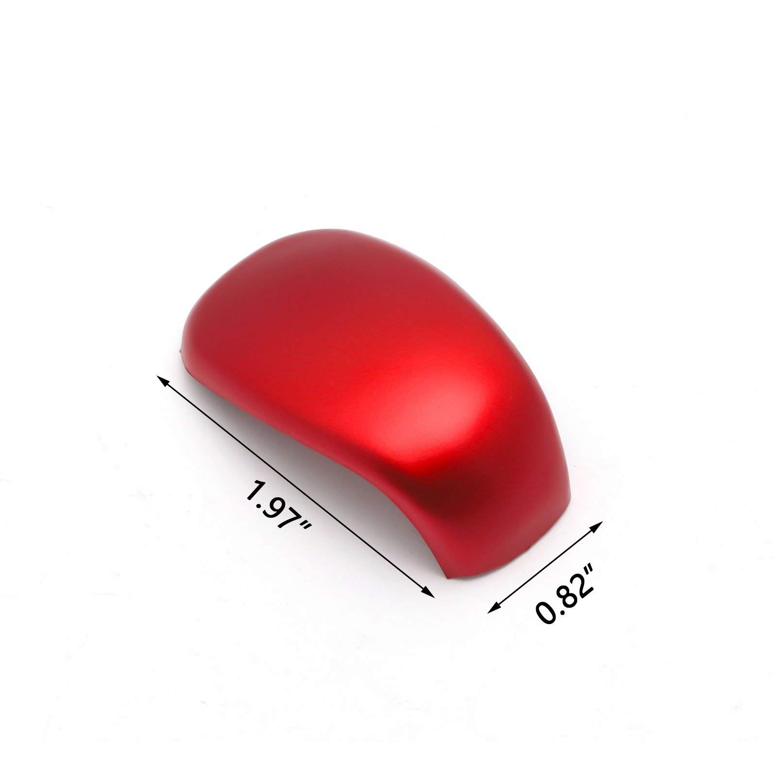 Xotic Tech Inner Gear Shift Lever Head Knob Cap Cover Trim, Sporty Red, Compatible with Honda Accord 10th Gen 2018-2022
