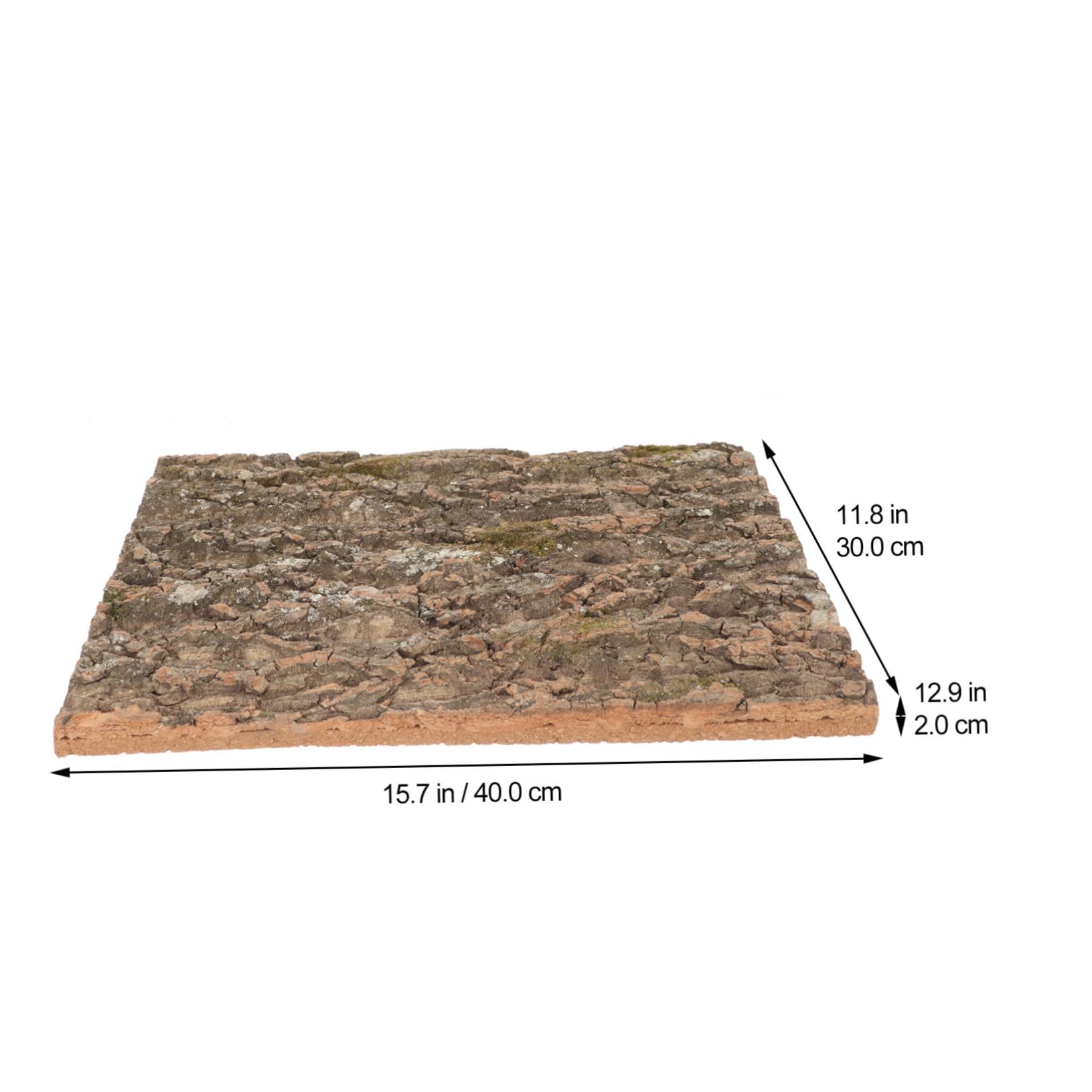 UPKOCH Corteza De Corcho para Reptiles Diseño Natural, Plataforma para Lagartos y Fondo Decorativo para Acuarios De Reptiles En Hábitat Simulado